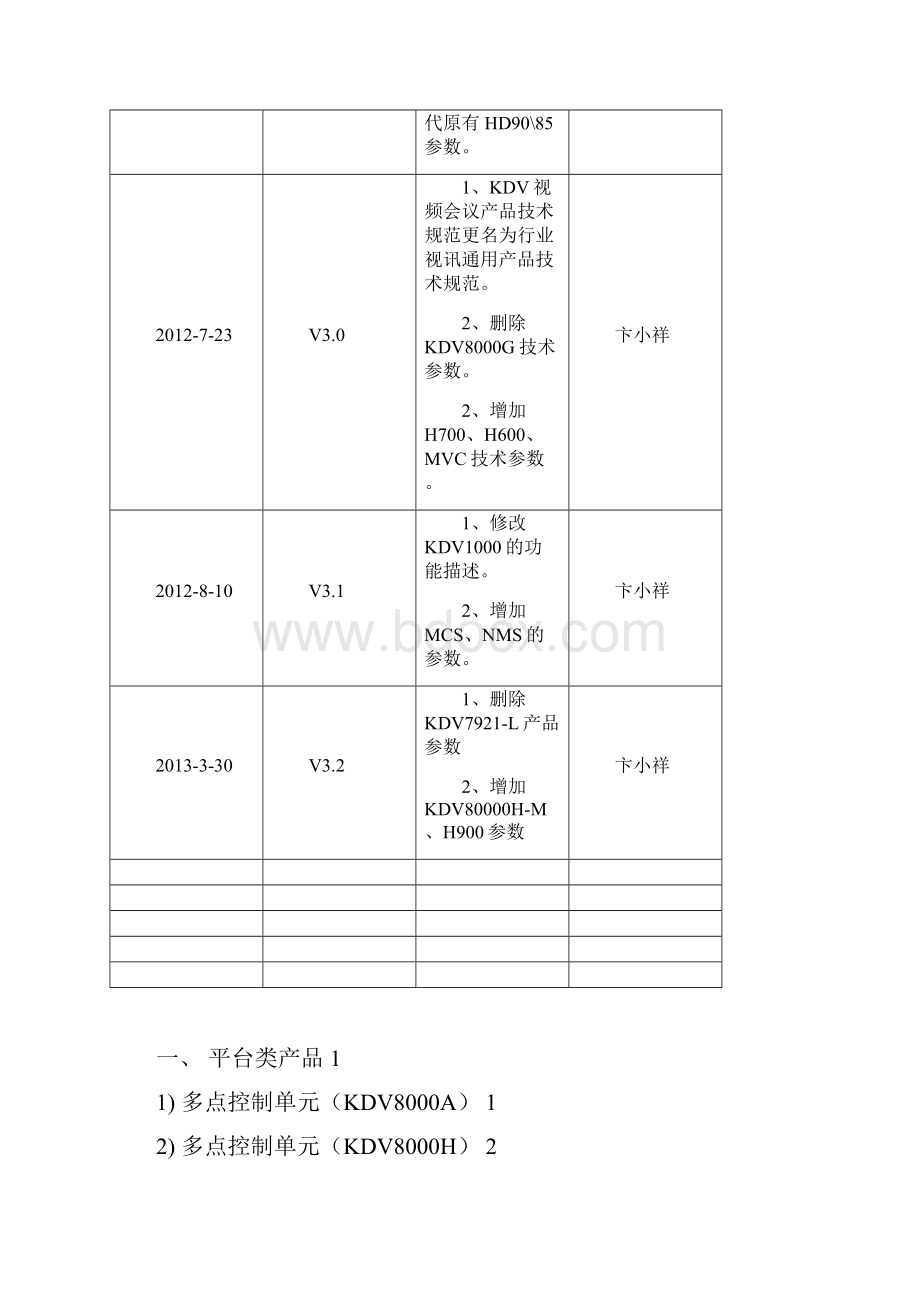 行业视讯通用产品技术规范Word格式.docx_第2页