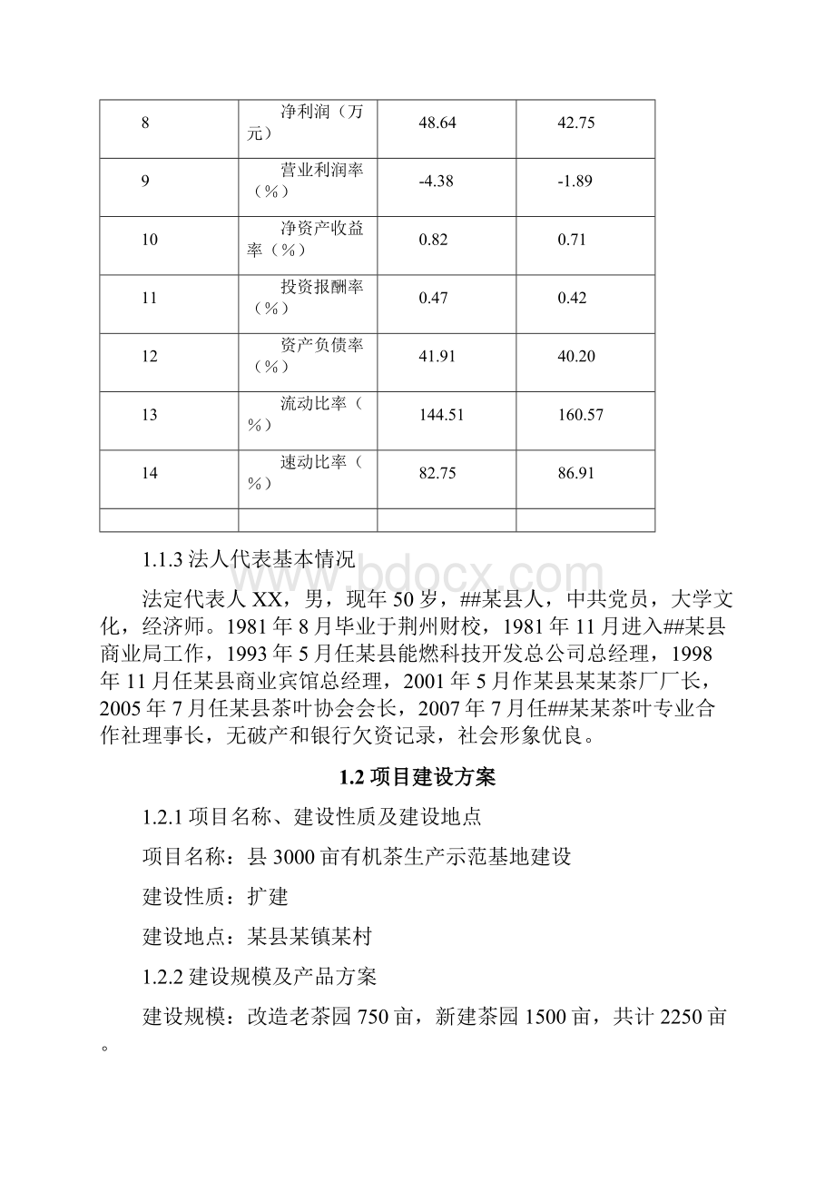 年产10万斤精制茶有机茶生产示范基地建设项目可行性研究报告Word格式.docx_第3页