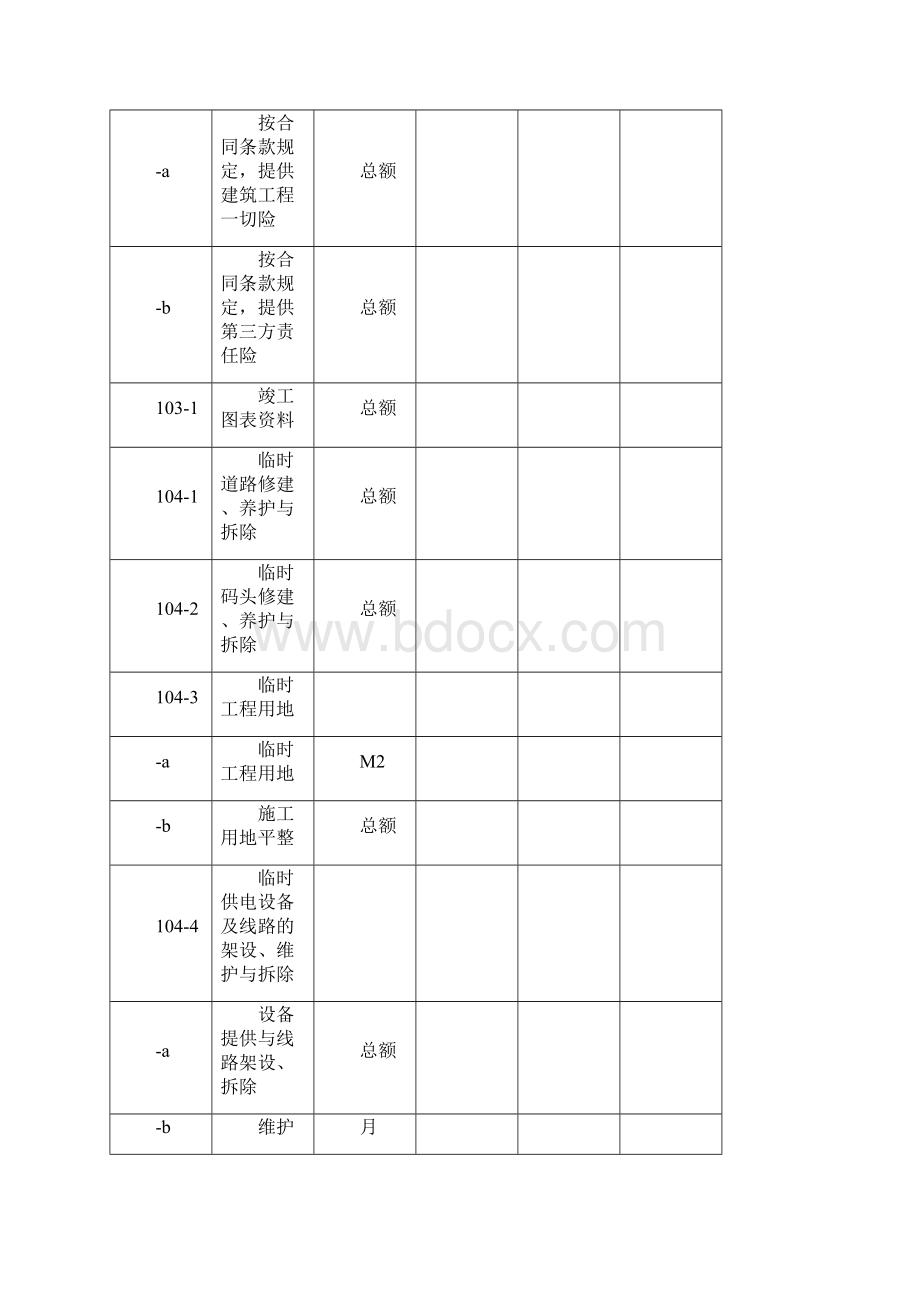 工程项目清单.docx_第2页