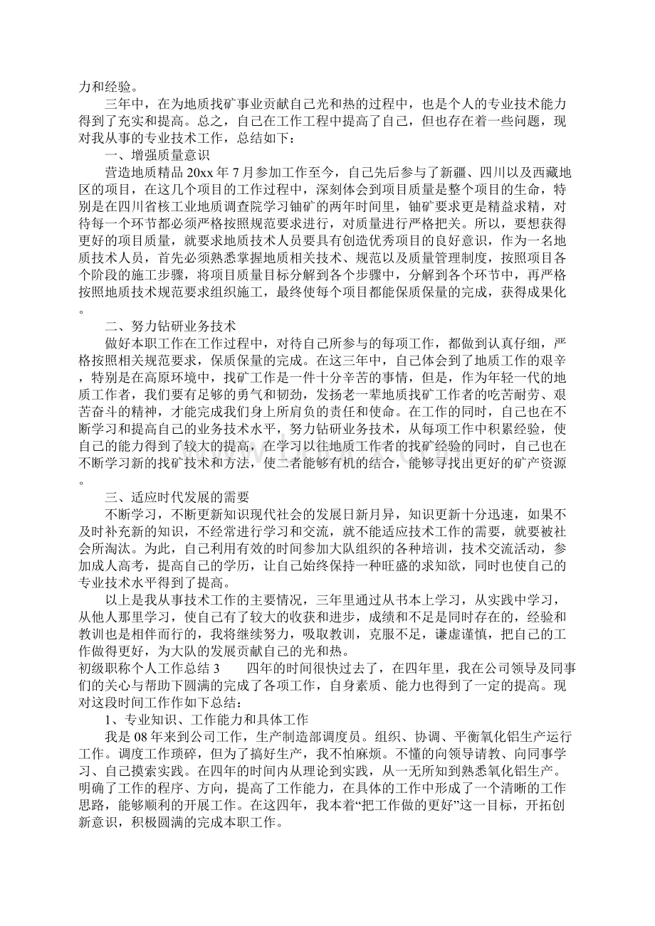 初级职称个人工作总结.docx_第2页