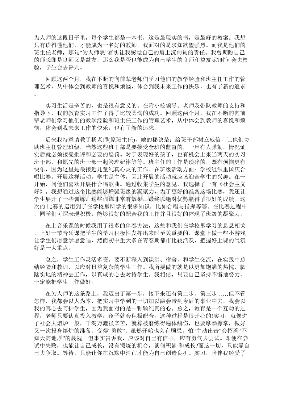 精选总结教育实习总结 音乐.docx_第2页