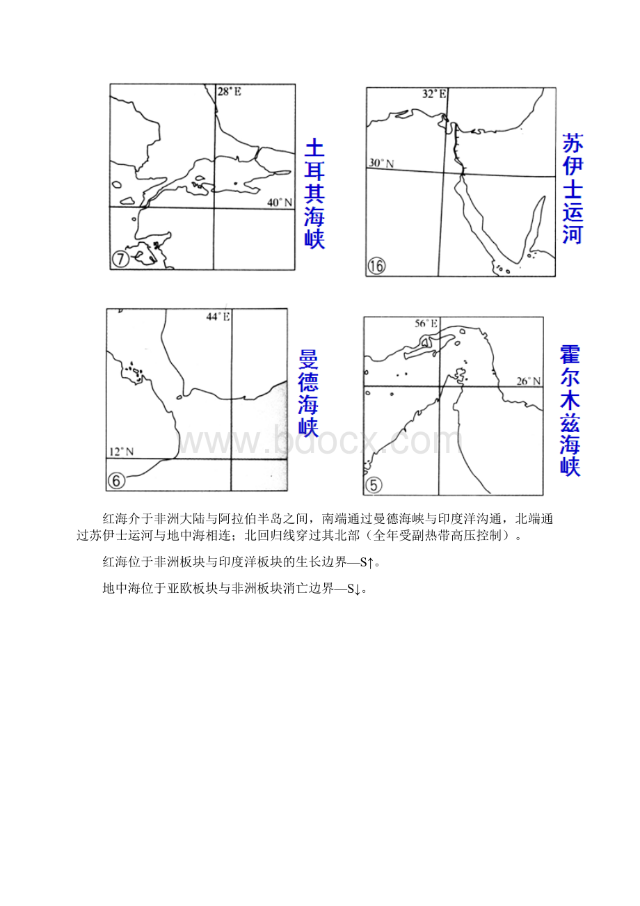 最新世界区域地理之西亚Word文档格式.docx_第3页