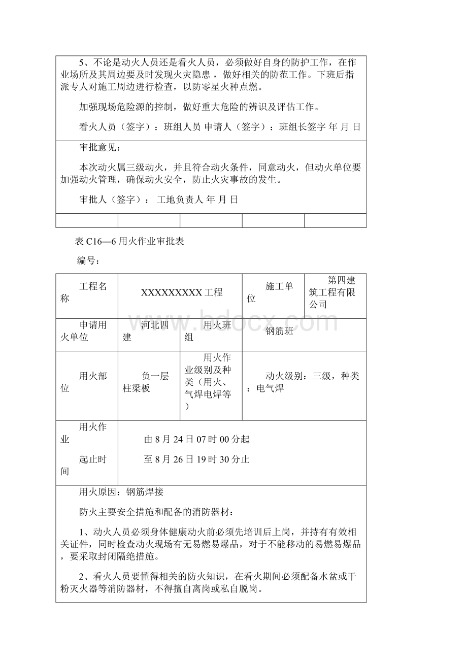 动火证审批表二级三级动火许可证范本之欧阳音创编.docx_第2页