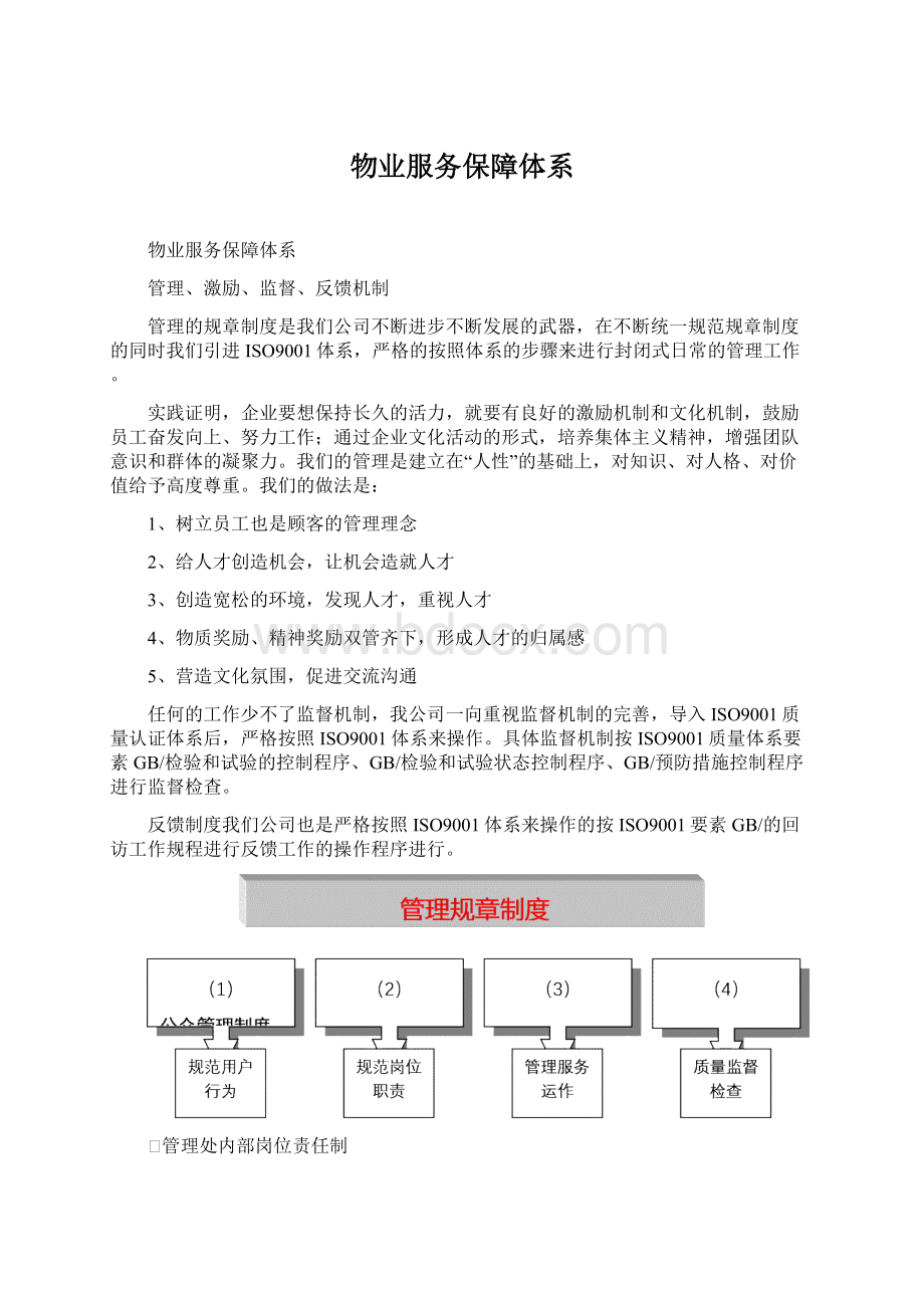 物业服务保障体系Word文件下载.docx_第1页