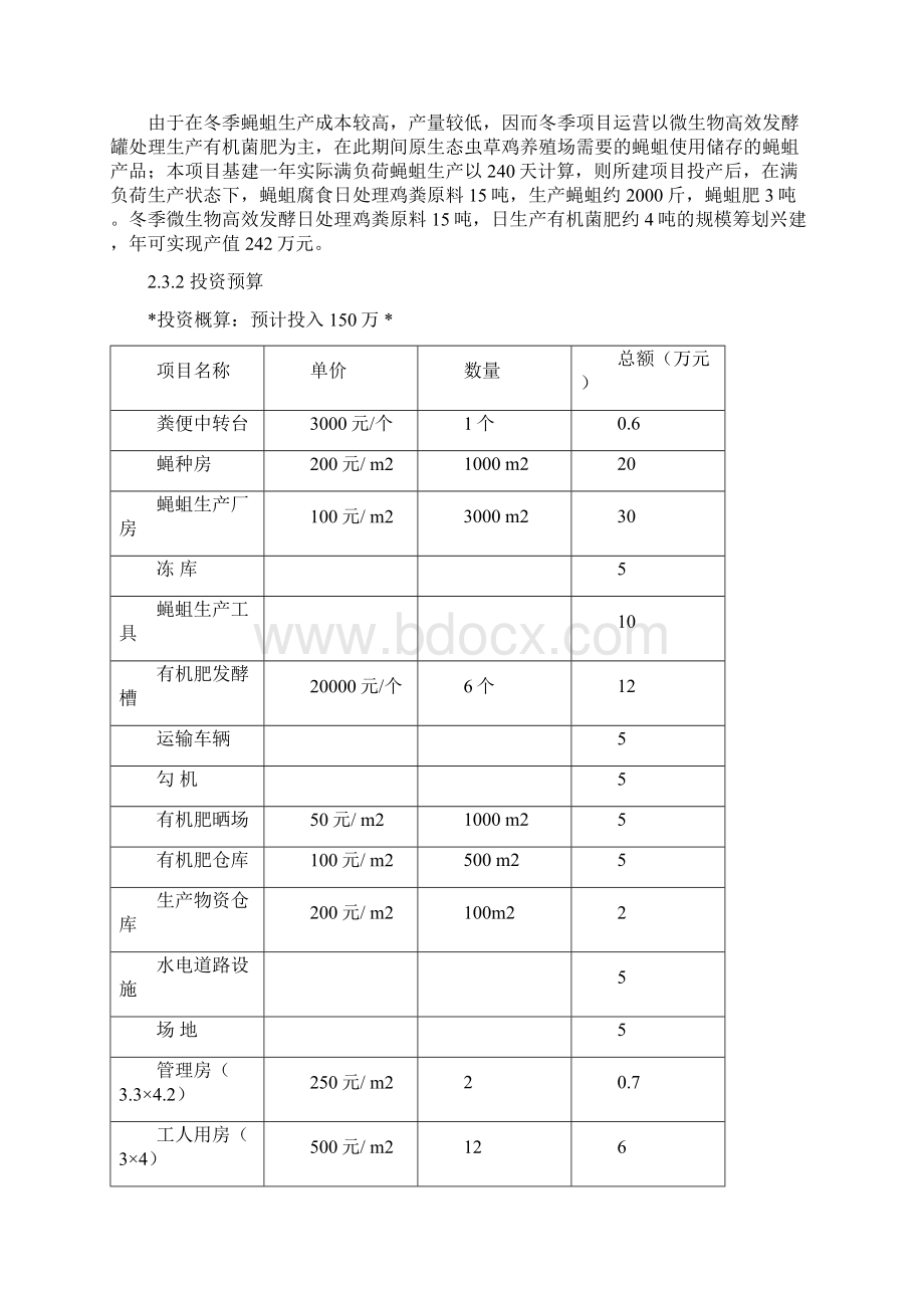 完美升级版福州蛋鸡及蝇蛆配套项目可研报告.docx_第3页