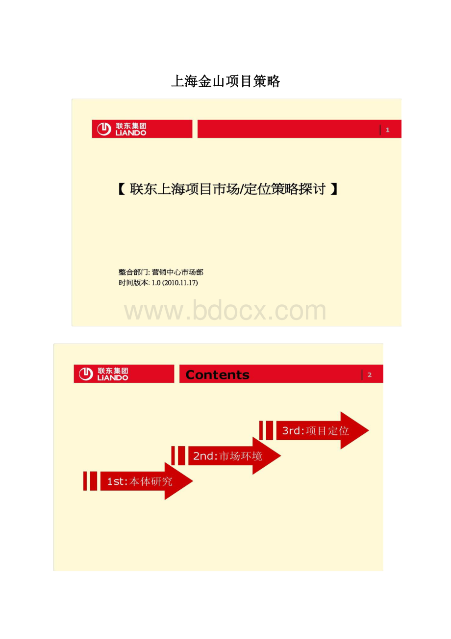 上海金山项目策略.docx
