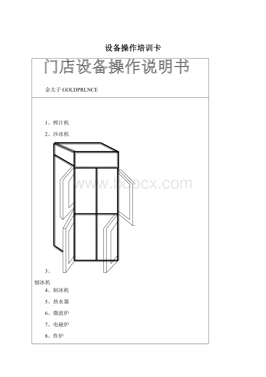 设备操作培训卡.docx_第1页