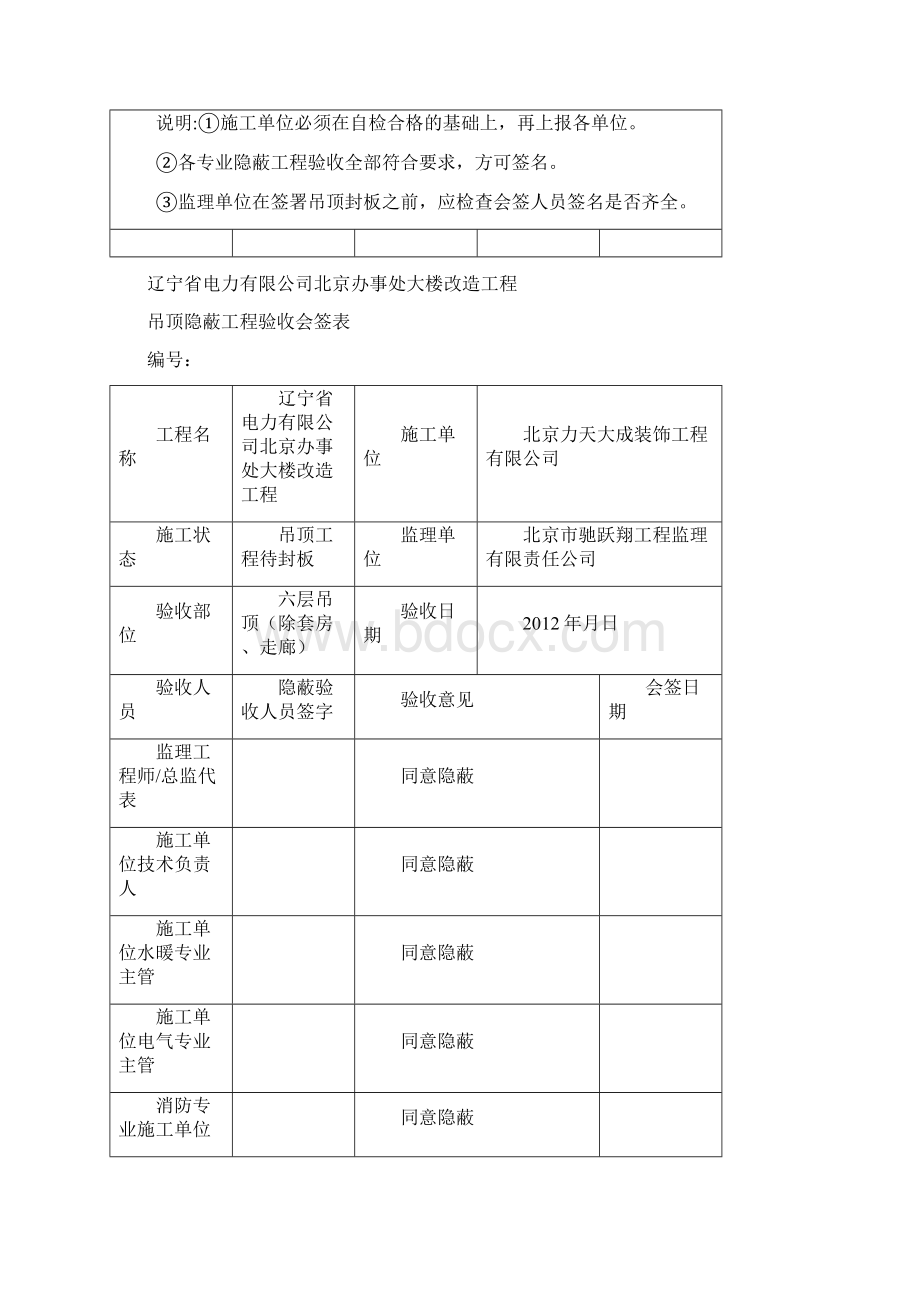 隐蔽工程验收会签表.docx_第2页