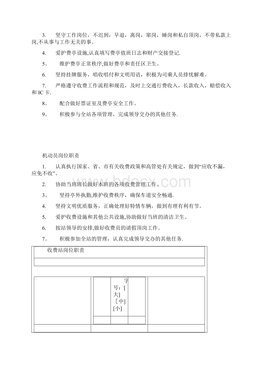 收费站岗位职责Word文件下载.docx_第3页