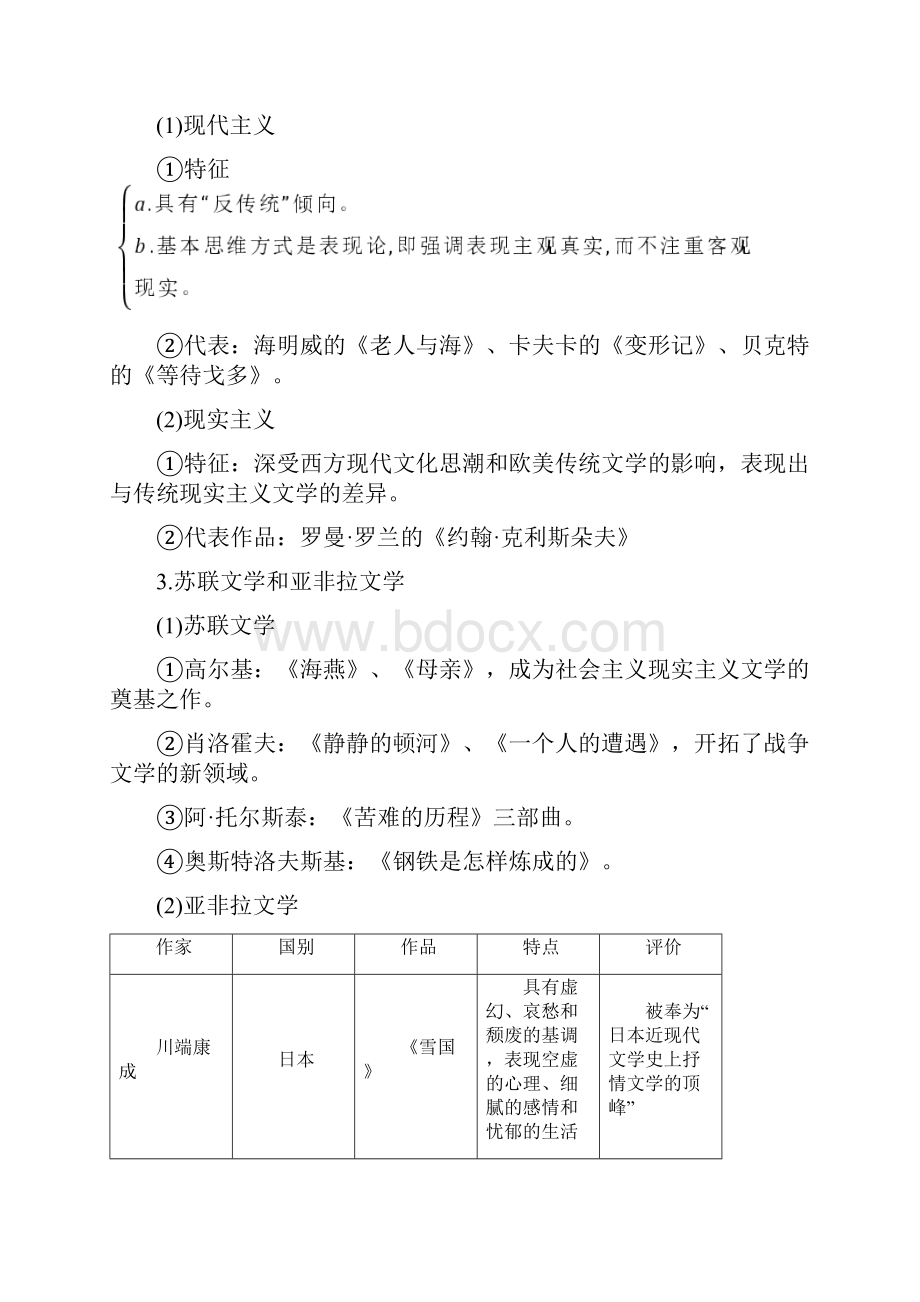 版 创新设计 高考总复习 历史 北师大版第一部分 必考内容第十五单元 第38讲Word文档下载推荐.docx_第3页