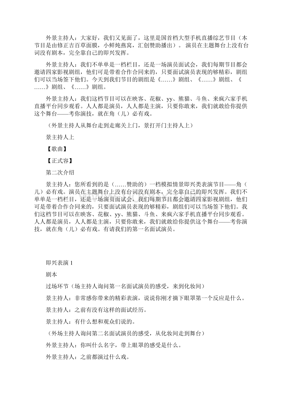 大型网络手机直播节目策划.docx_第2页