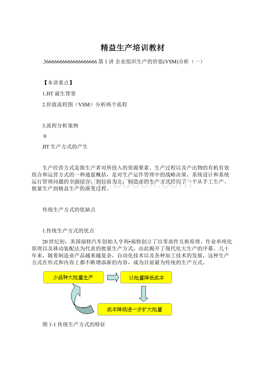 精益生产培训教材Word下载.docx