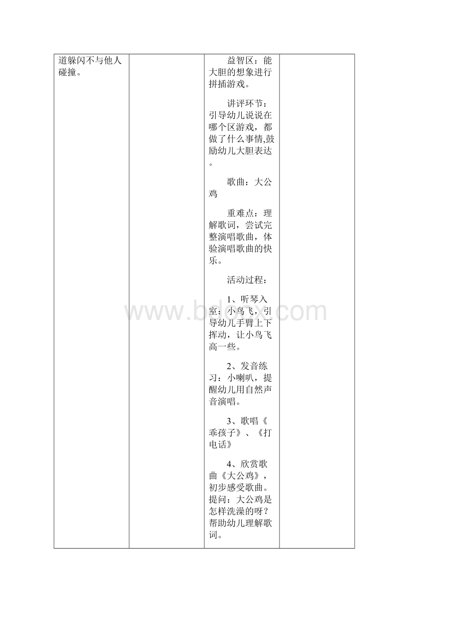 幼儿园小班第13周早教育计划Word文档下载推荐.docx_第2页