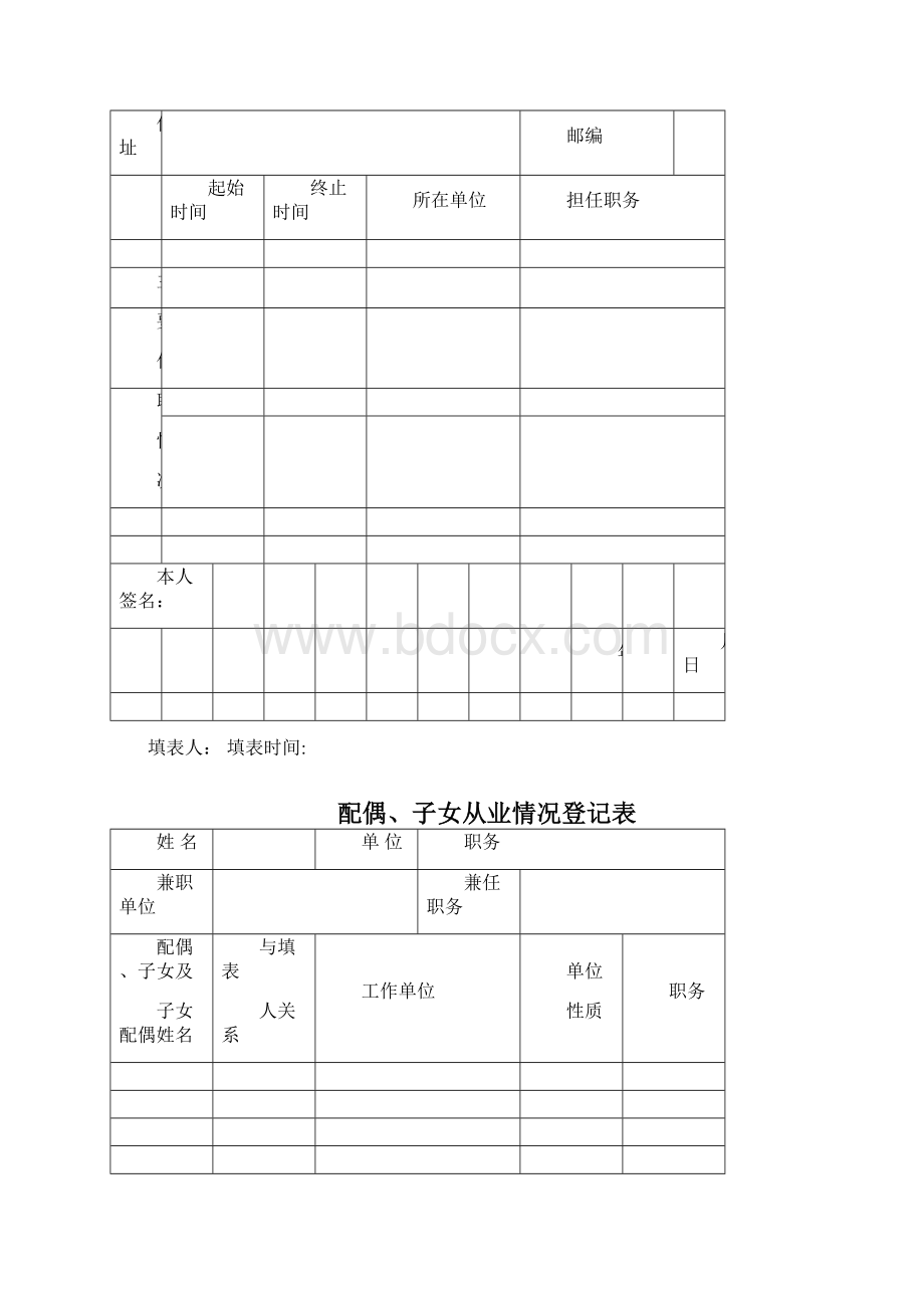 完整版廉政档案表格大全.docx_第2页