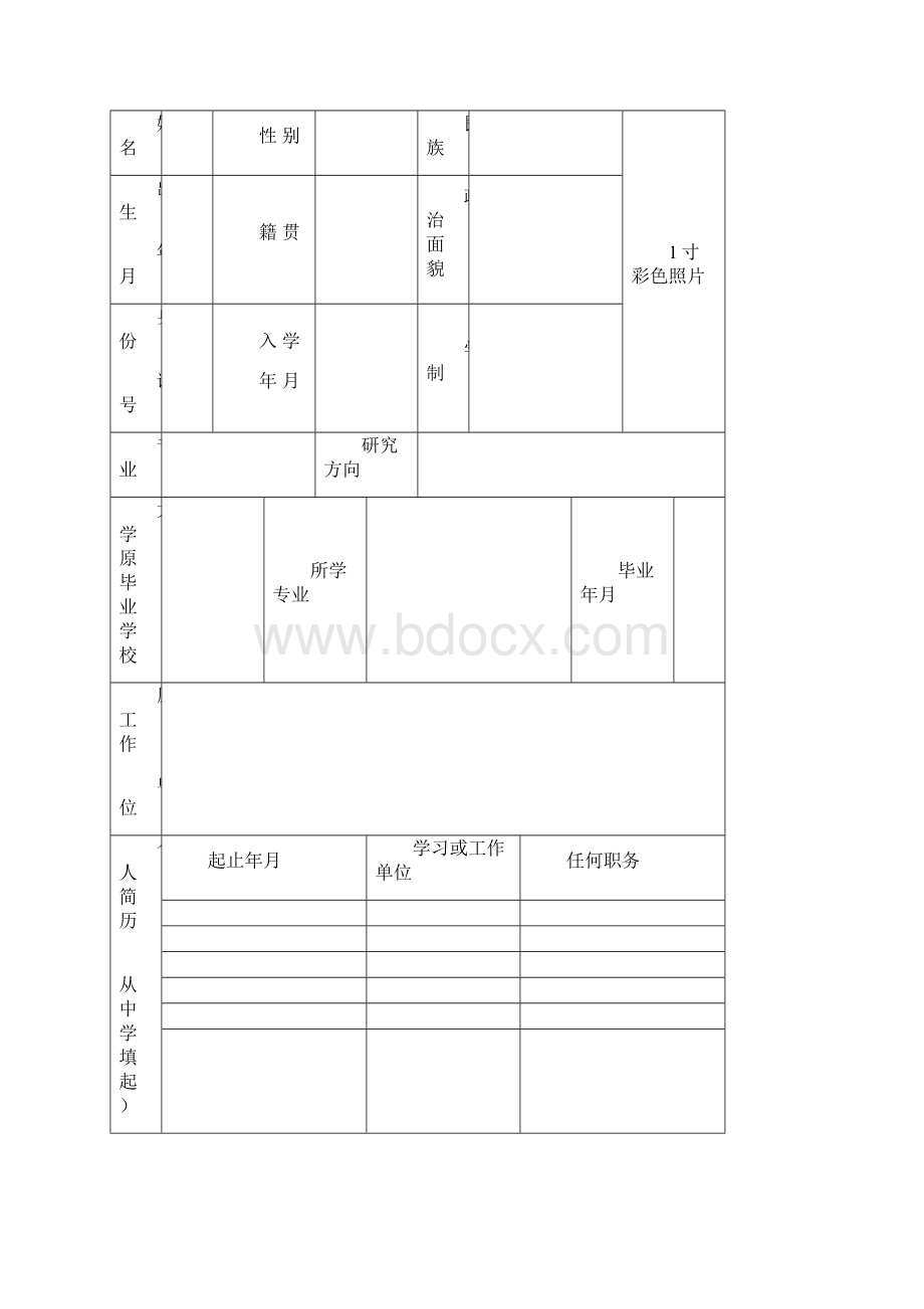 6学位申请书同等学历学员填.docx_第2页