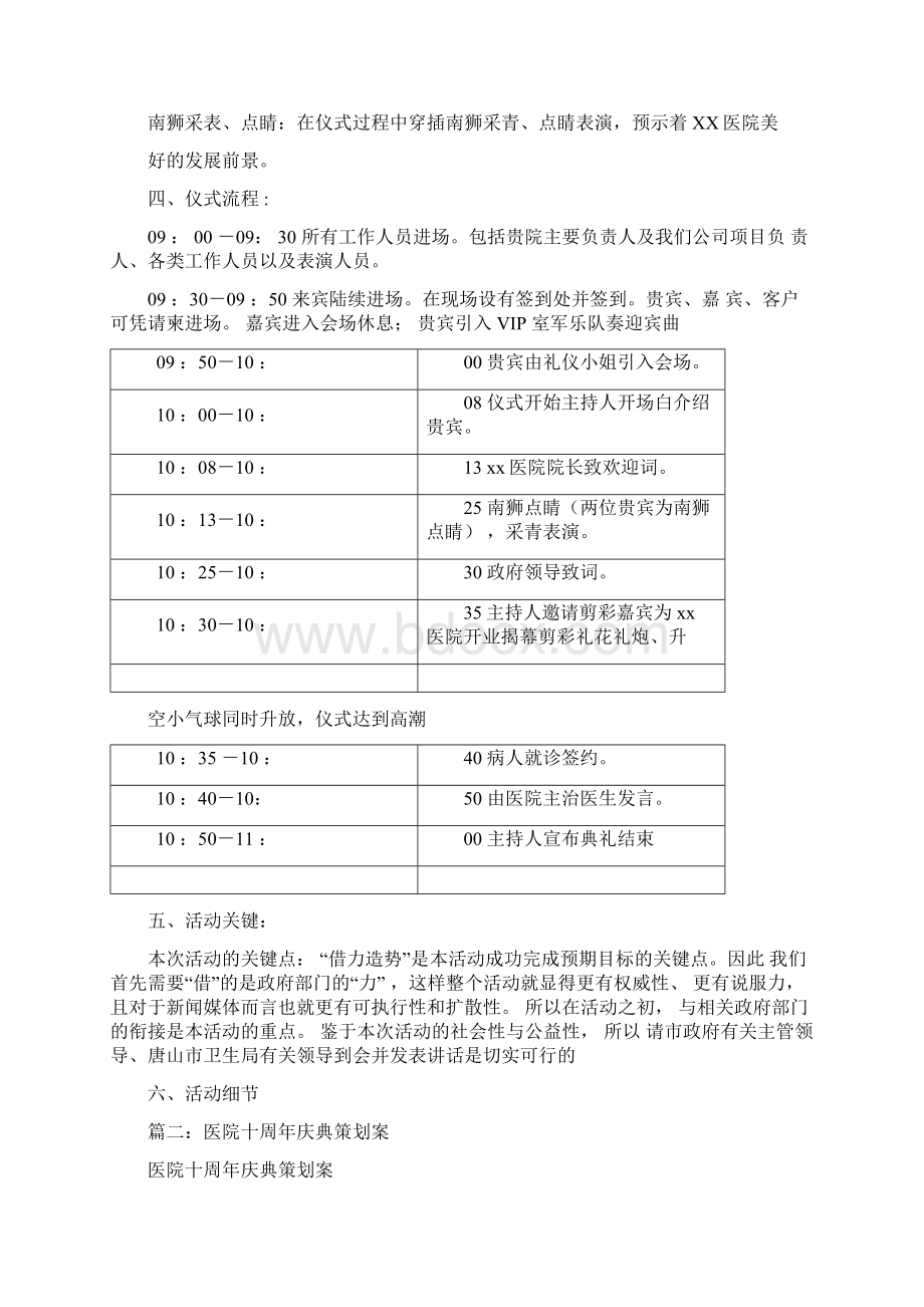 医院庆典策划方案Word文档格式.docx_第3页