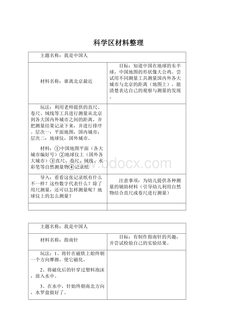 科学区材料整理Word格式文档下载.docx