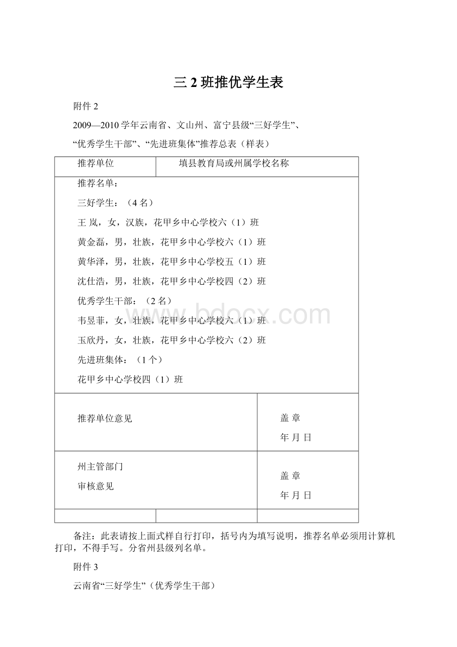 三2班推优学生表.docx_第1页