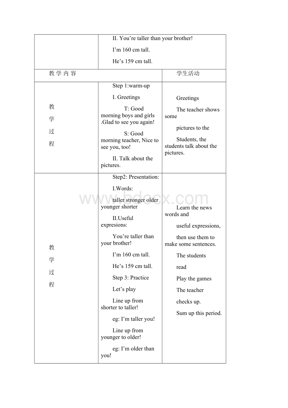 小学英语六年级教案Word下载.docx_第3页