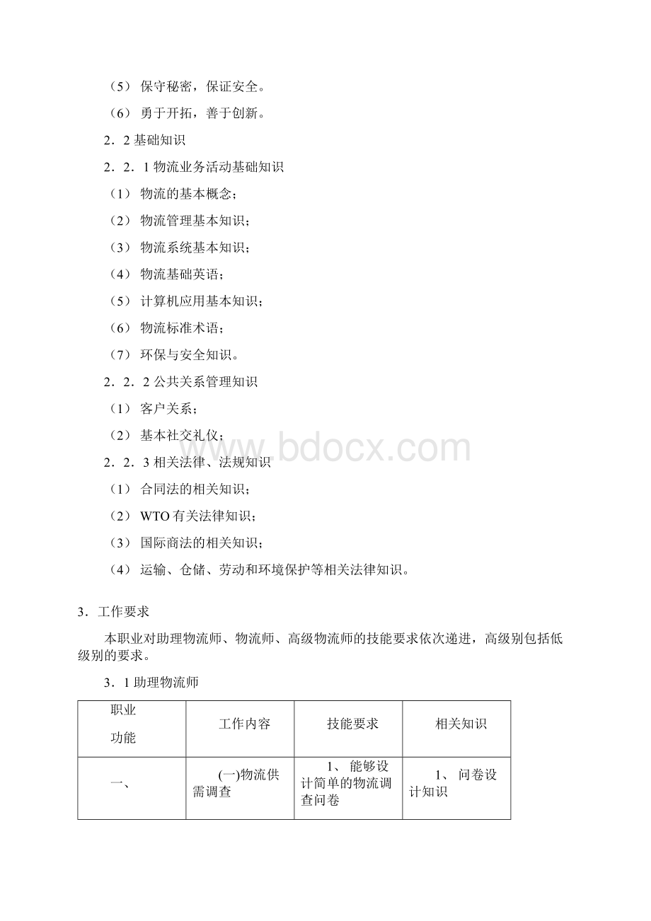 物流师国家职业标准.docx_第3页