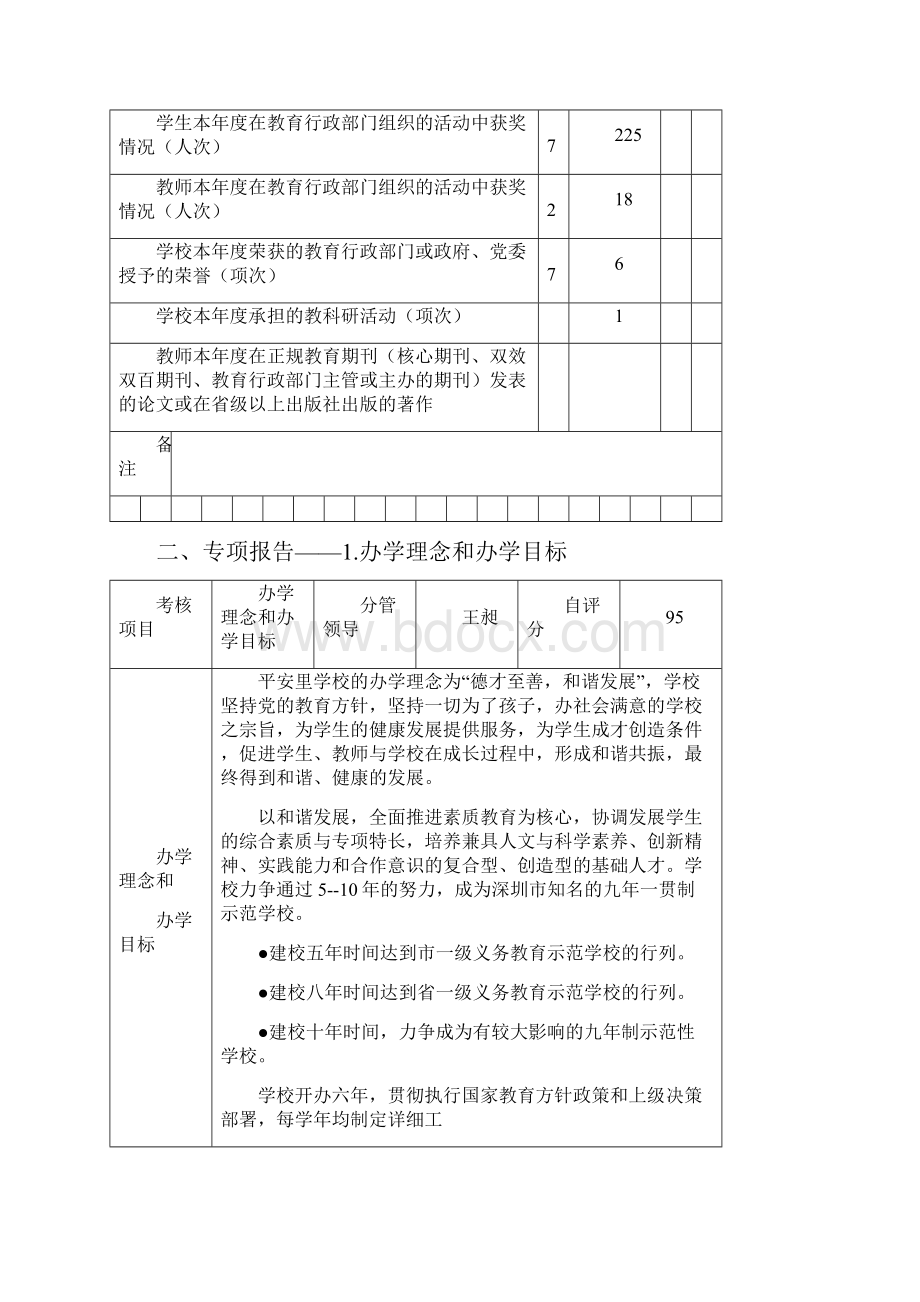 推荐下载 龙岗区平安里学校年度工作报告最新.docx_第3页