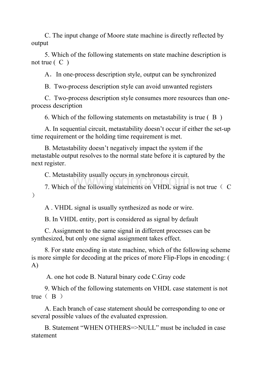 华南理工大学数字系统设计全英试题A卷.docx_第3页