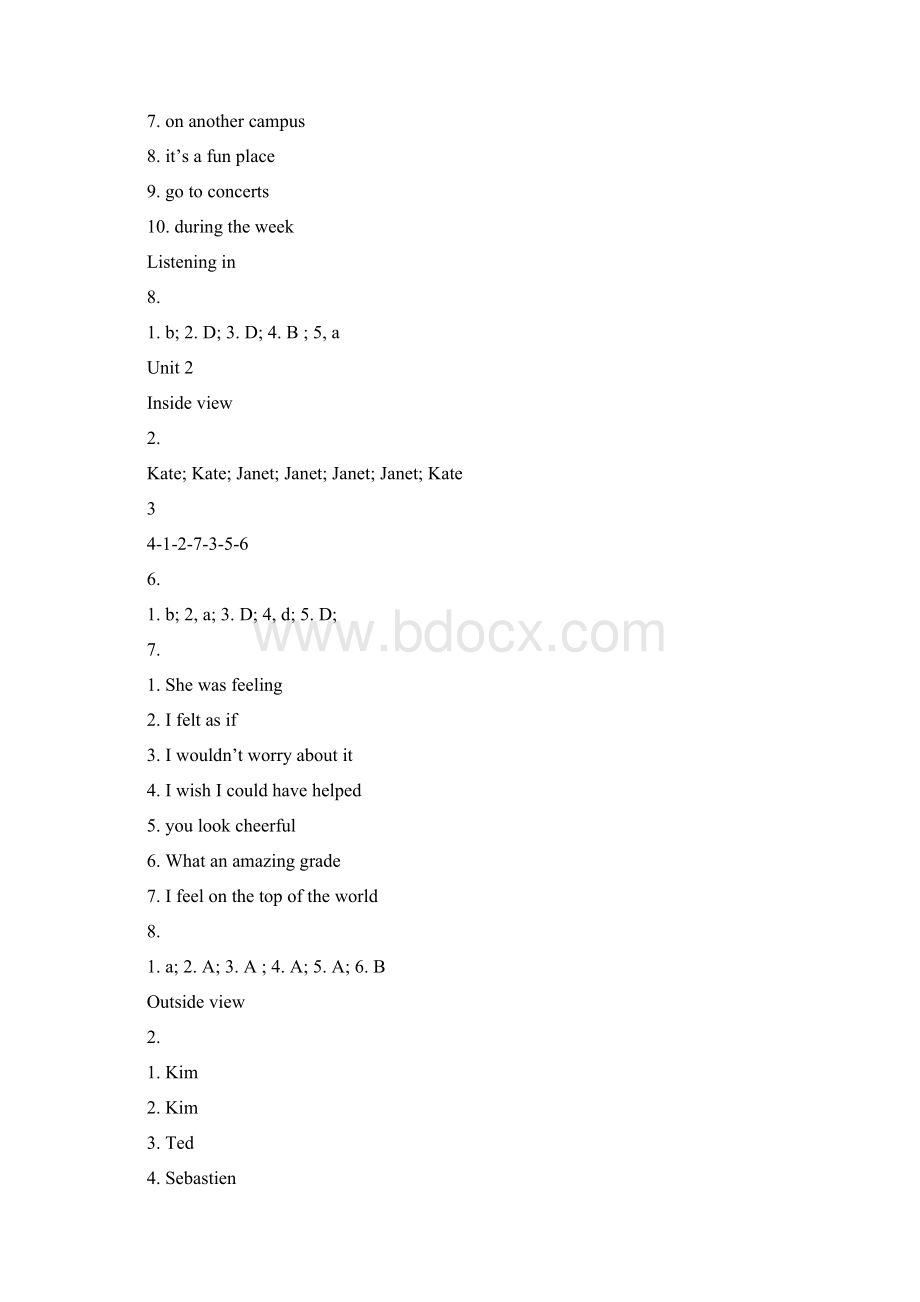 新标准大学英语视听说教程2答案.docx_第2页