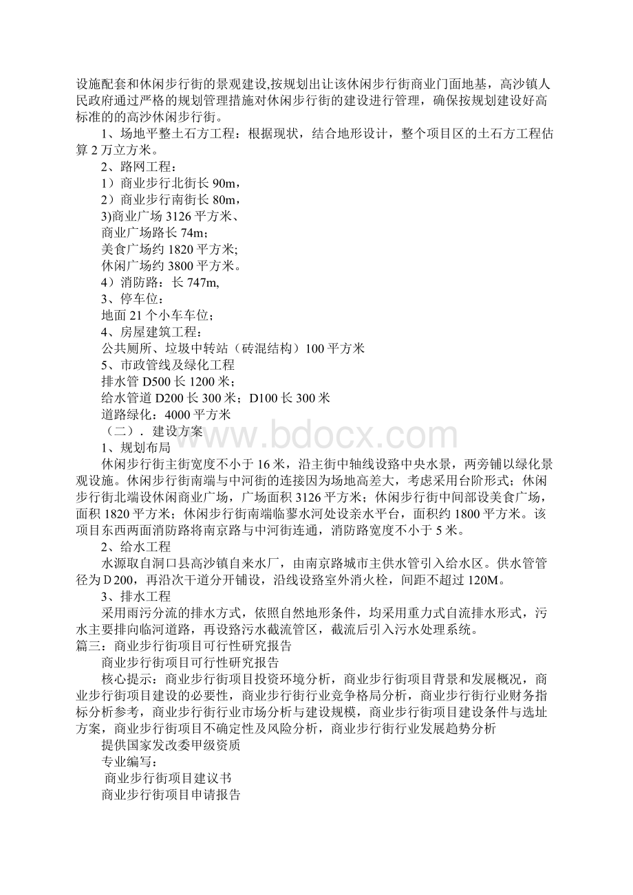 襄阳北街民俗文化商业步行街区建设可行性研究报告Word格式.docx_第3页