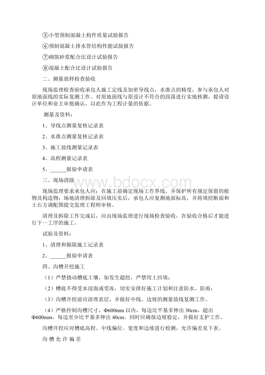 排水工程监理实施细则Word文档下载推荐.docx_第2页