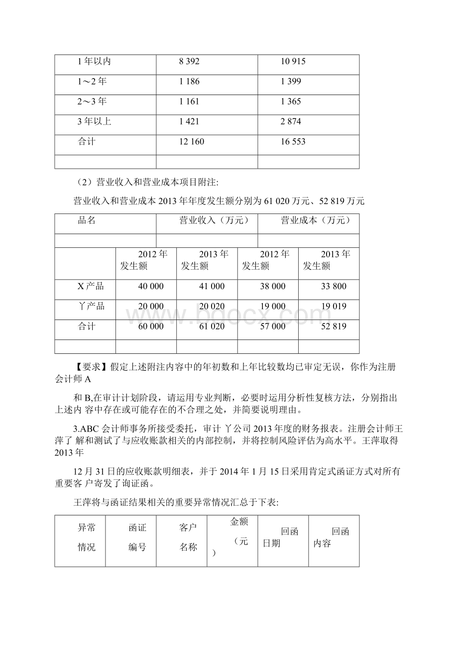 审计课后习题修正Word文档下载推荐.docx_第3页