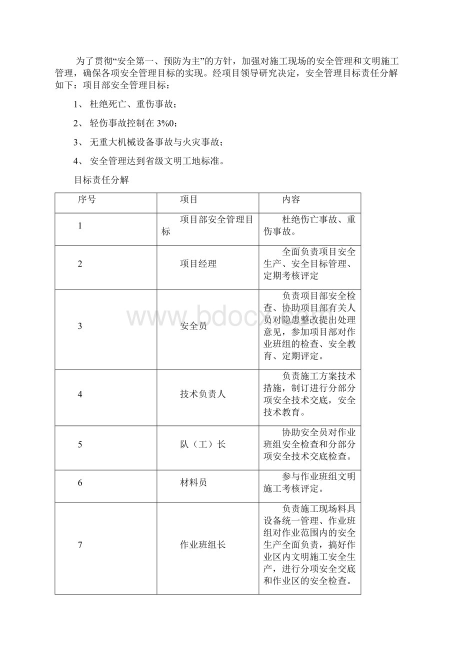 现场安全管理施工组织设计方案.docx_第2页