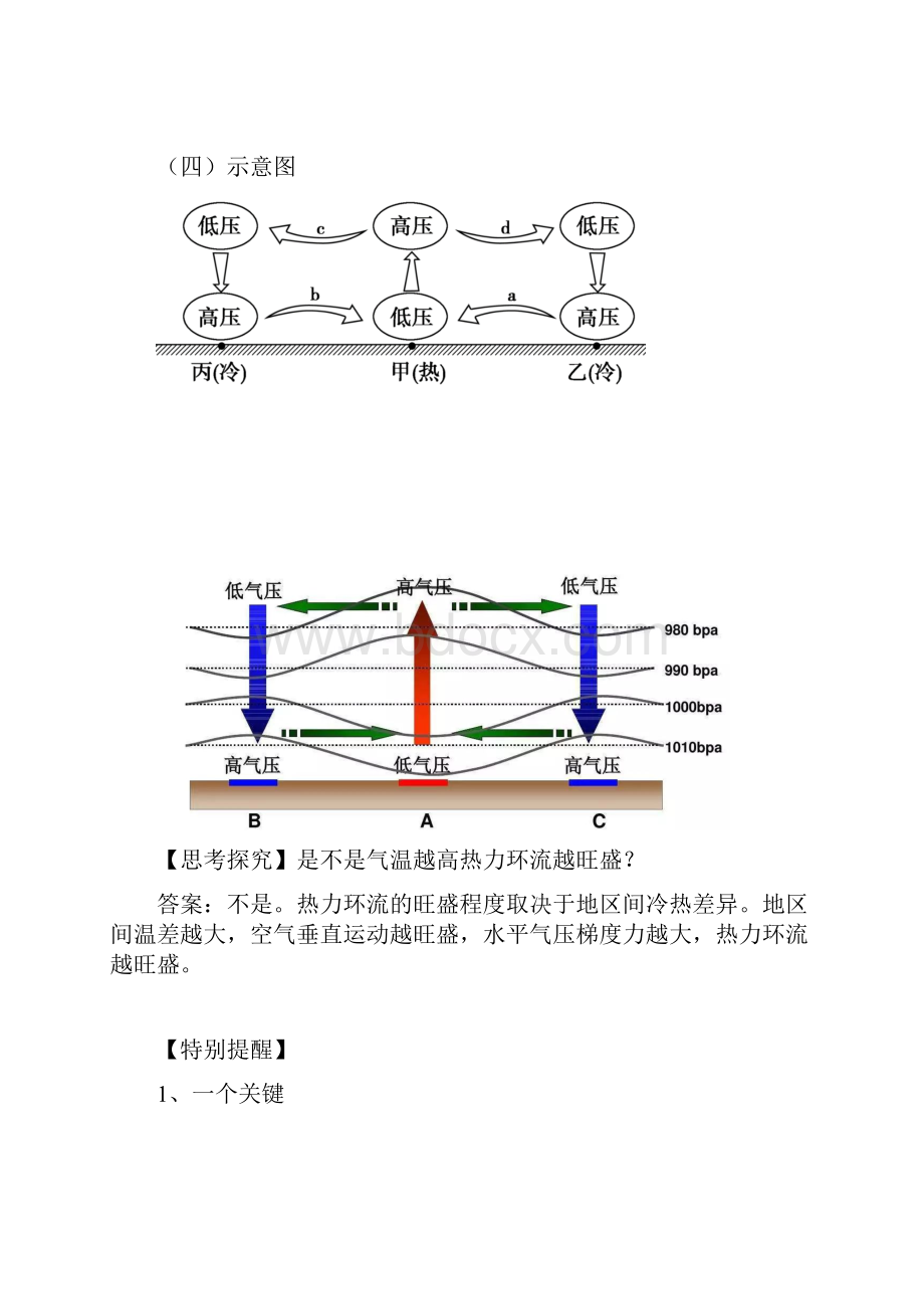 高中地理复习解读热力环流原理及应用.docx_第3页