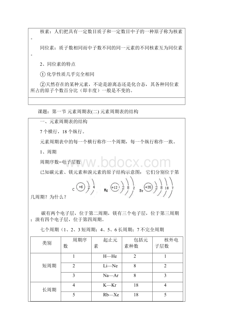 人教版高中化学必修二教案整理版Word文档下载推荐.docx_第3页