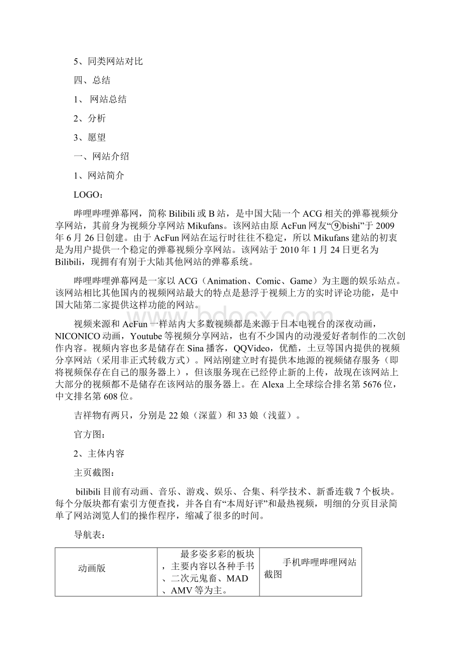 哔哩哔哩网站分析.docx_第2页