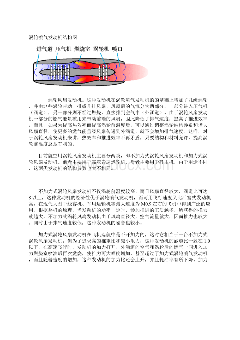 涡轮风扇喷气发动机及涡轮喷气发动机的区别以及涡喷.docx_第3页