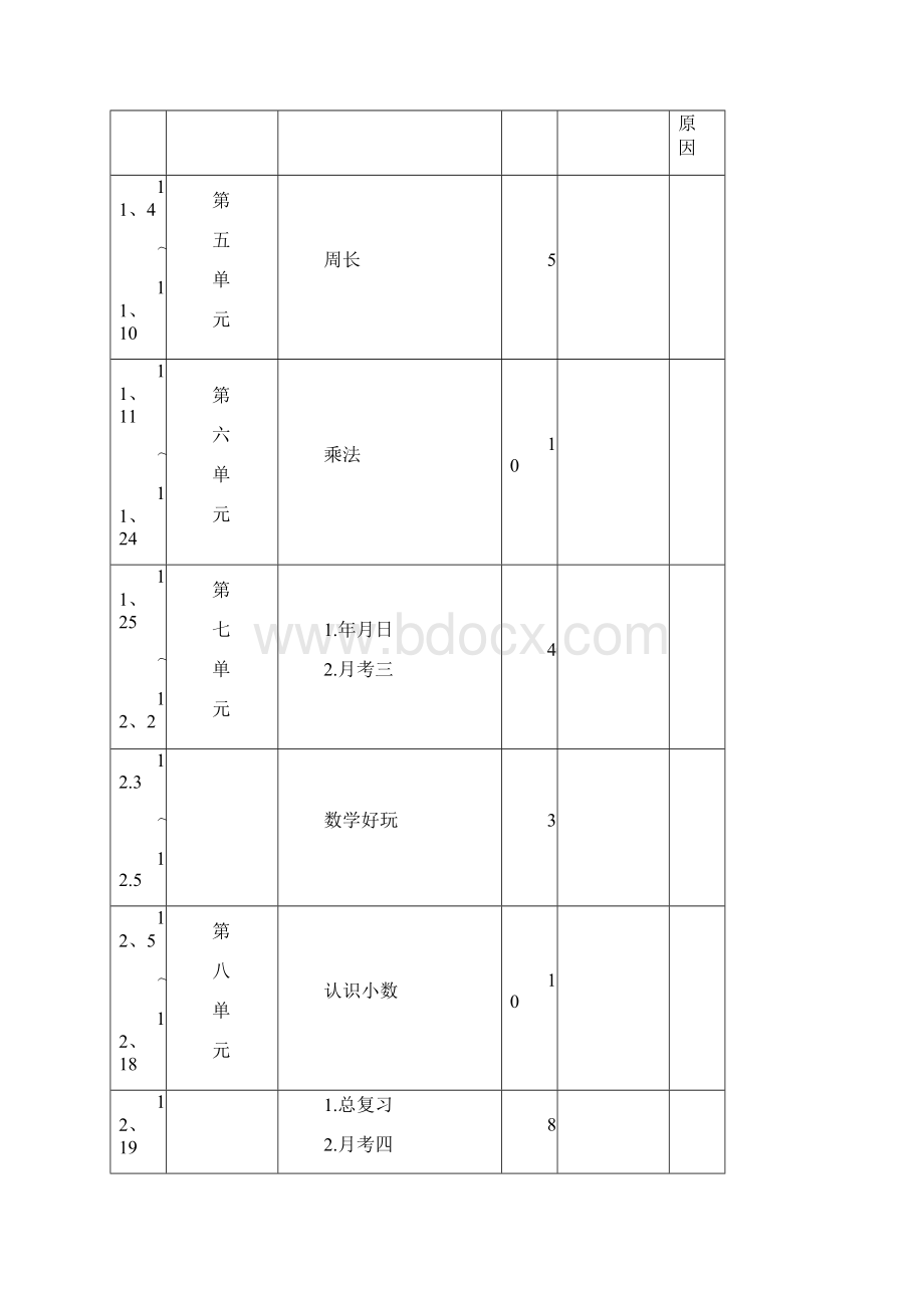 新北师大版三年级上册数学第一单元教案Word格式.docx_第3页