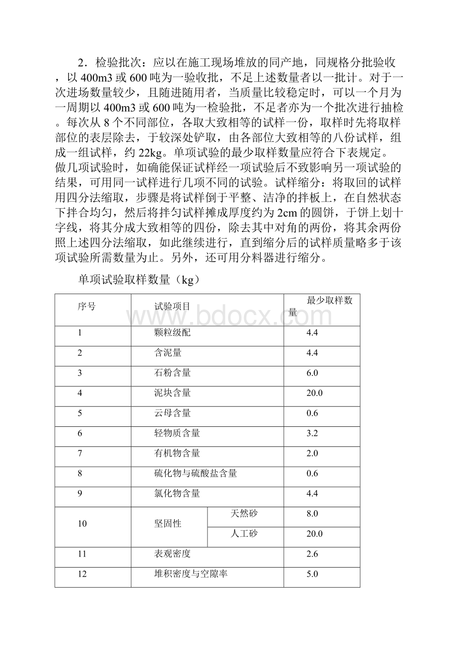 建筑工程原材料构配件试件土工试验见证取样频率与检测项目1.docx_第2页