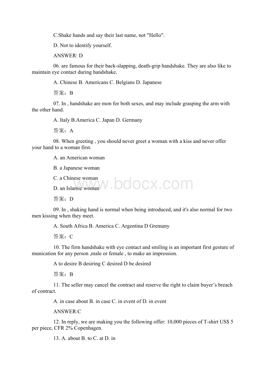 bec商务英语试题及答案.docx_第2页