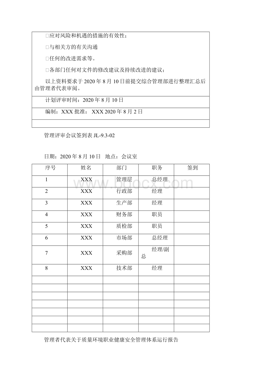 质量环境职业健康安全管理体系管理评审.docx_第3页