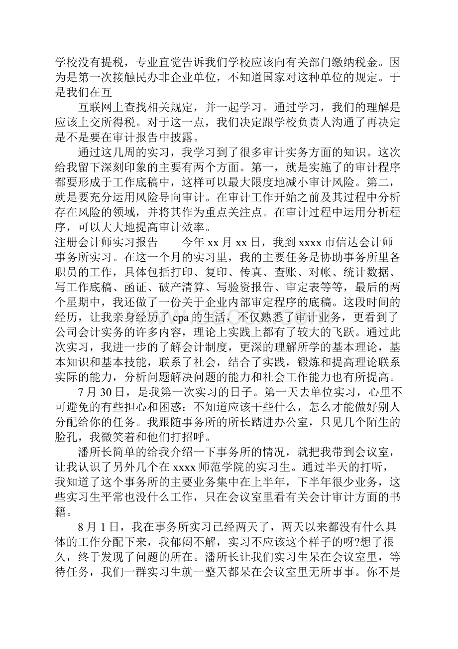 注册会计师实习报告Word文档格式.docx_第3页