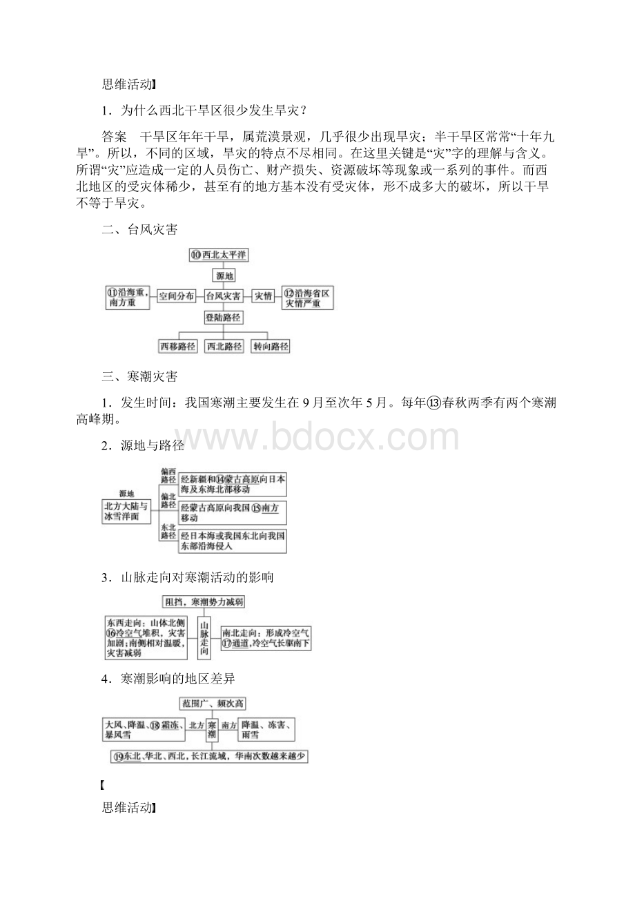 新学年高中地理第二章第四节中国的气象灾害同步学案新人教版选修5Word格式文档下载.docx_第2页