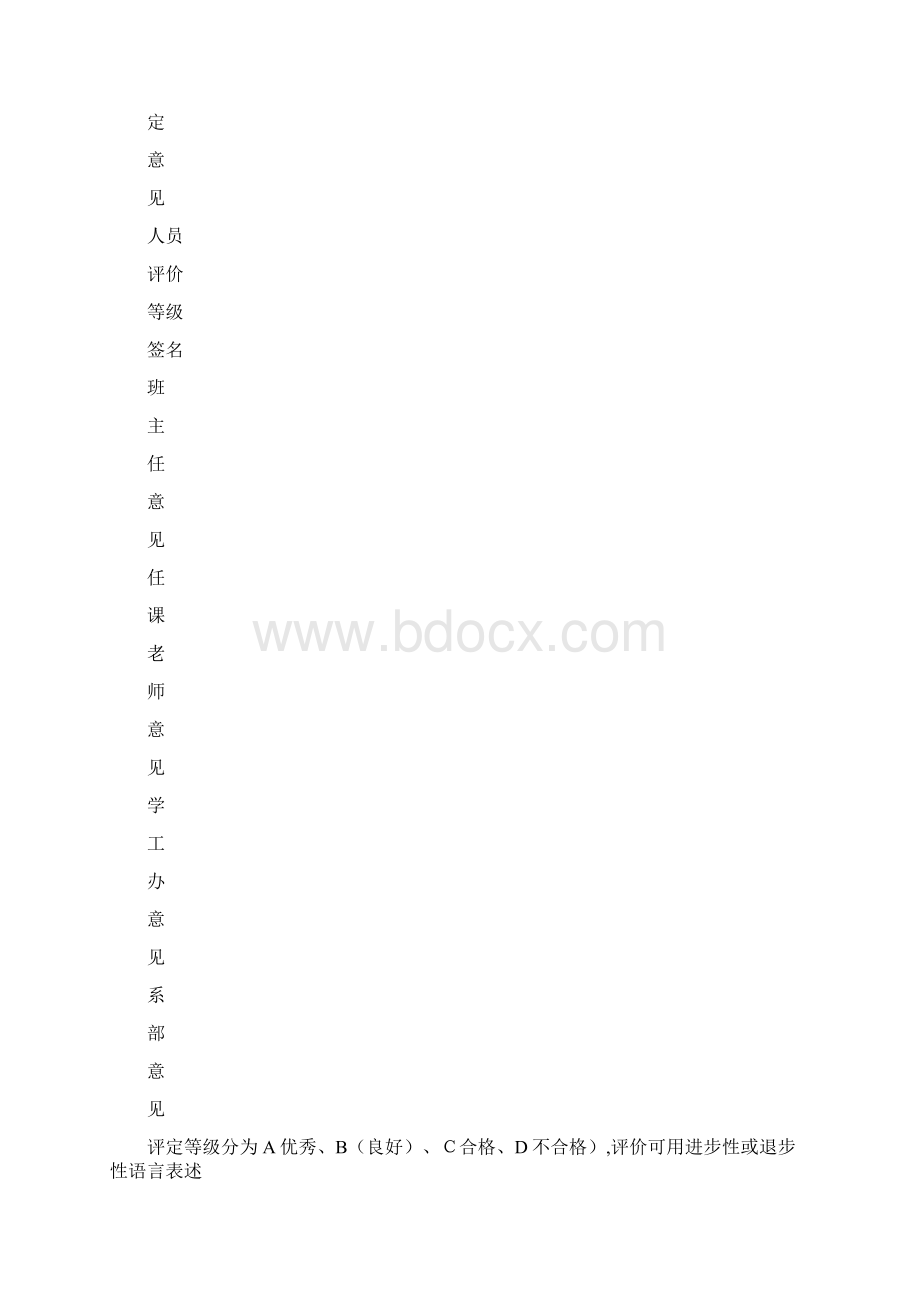 有关违纪学生考察鉴定手册.docx_第3页