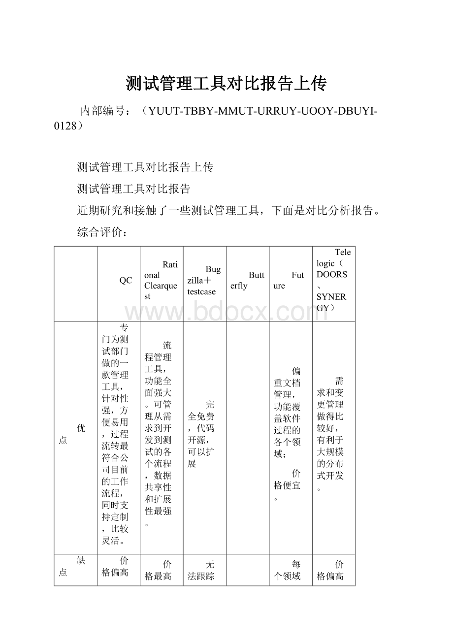 测试管理工具对比报告上传.docx