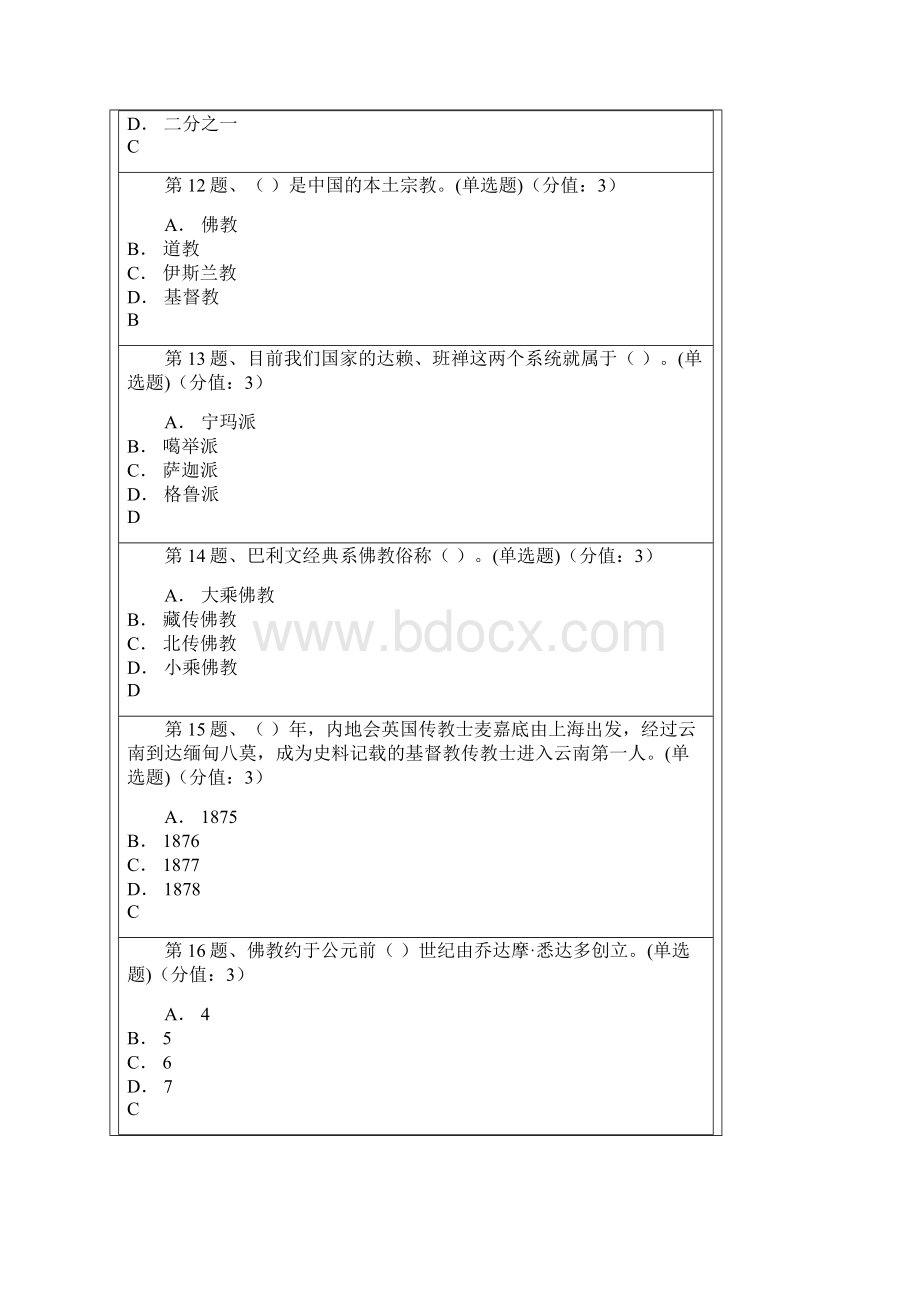 云南宗教传播历史现状及特点Word文档格式.docx_第3页