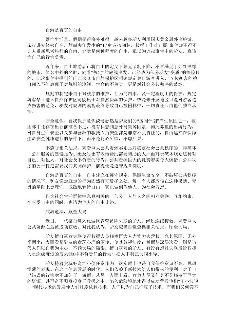 任务驱动型作文驴友事件.docx_第2页