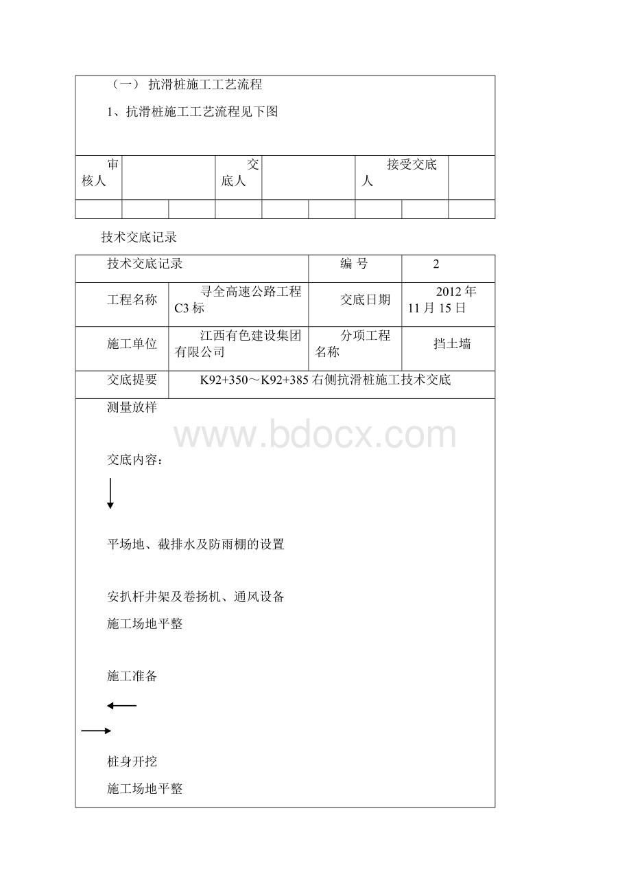 K92+350K92+385抗滑桩施工技术交底.docx_第2页