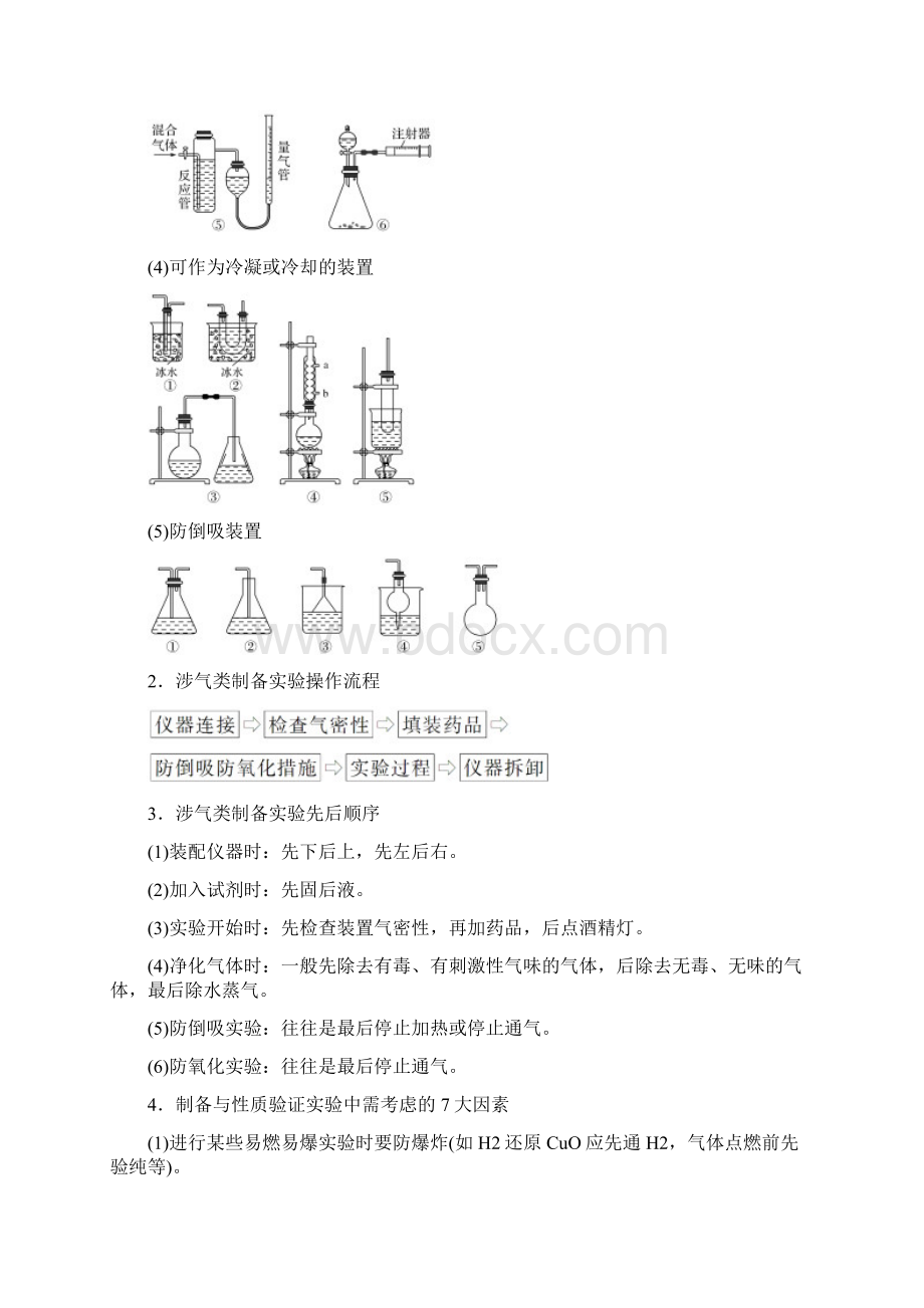 届高考化学总复习第10章化学实验基础及综合探究学案八物质制备及性质验证实验专题突破配套练习新人教版.docx_第3页