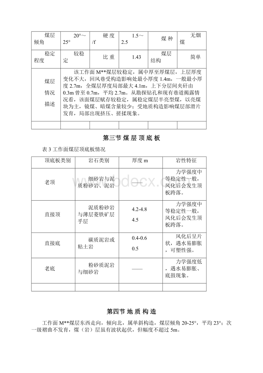 煤矿采煤工作面作业规程Word下载.docx_第3页