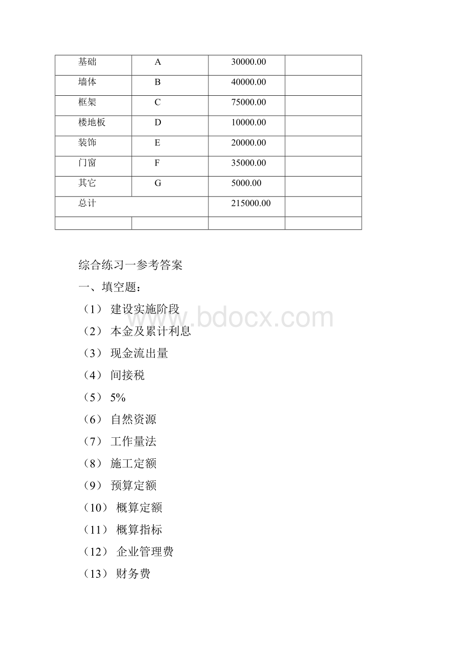 《工程经济与管理》综合练习一.docx_第3页