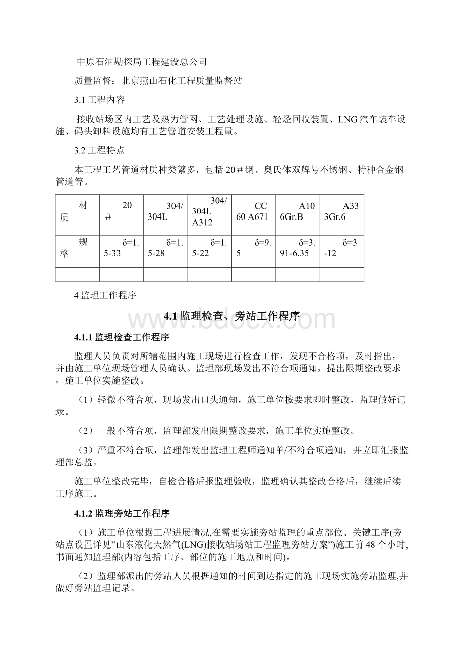 工艺管道安装监理实施细则Word文件下载.docx_第3页